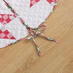 48 In. Angelina Polyester Microfiber Quilted Tree Skirt 22 48 In. Angelina Polyester Microfiber Quilted Tree Skirt -Northlight Shop christmas tree skirts cl202mu21 76 1000