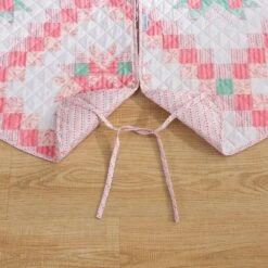 48 In. Retro Star Polyester Microfiber Quilted Tree Skirt -Northlight Shop christmas tree skirts cl203mu21 44 1000