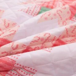 48 In. Retro Star Polyester Microfiber Quilted Tree Skirt -Northlight Shop christmas tree skirts cl203mu21 76 1000