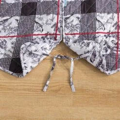 48 In. Faith Polyester Microfiber Quilted Tree Skirt 19 48 In. Faith Polyester Microfiber Quilted Tree Skirt -Northlight Shop christmas tree skirts cl206bk21 44 1000