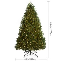 PVC Pre-Lit Artificial With Warm Lights And Stand For Artificial Christmas Tree Up To 7.5 Ft. Tall -Northlight Shop christmas tree stands ct 004 2 25m 2 76 1000