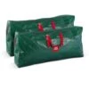 Green Waterproof Artificial Tree Storage Bag For Trees Up To 7.5 Ft. Tall (2-Pack) -Northlight Shop christmas tree storage osp 102 2 grn h 64 1000