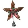 Rattan Star Tree Topper - Christmas Rustic Acorn Tree Topper With Holly And Berry Decorations -Northlight Shop christmas tree toppers or 206 64 1000