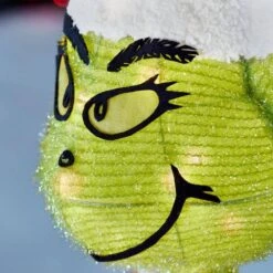 5 Ft 3D Holiday Grinch Lighted Tinsel Yard Sculpture -Northlight Shop christmas yard decorations 21gm11501 a0 1000