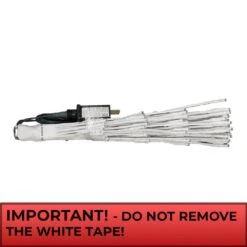 24 In. Red And Pure White LED Dual Tone Christmas Spritzer 12 24 In. Red And Pure White LED Dual Tone Christmas Spritzer -Northlight Shop christmas yard decorations 66422 rdpw 1f 1000