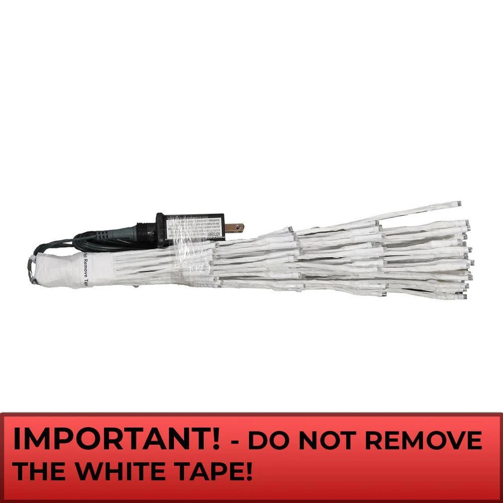 24 In. Red And Pure White LED Dual Tone Christmas Spritzer 5 24 In. Red And Pure White LED Dual Tone Christmas Spritzer - Image 5