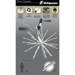 16in RGBWW Color Changing LED Holiday Spritzer 9 16in RGBWW Color Changing LED Holiday Spritzer -Northlight Shop christmas yard decorations 66550 44 1000