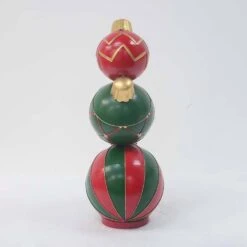 31 In. Iron Christmas Yard Decor Classic Stacked Christmas Ball Decoration Outdoor Holiday Yard Decoration -Northlight Shop christmas yard decorations zll p182297r 44 1000