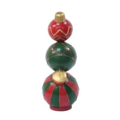 31 In. Iron Christmas Yard Decor Classic Stacked Christmas Ball Decoration Outdoor Holiday Yard Decoration -Northlight Shop christmas yard decorations zll p182297r 4f 1000