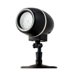 13.5 In. Rotating Black Christmas Projector Light With Remote Control