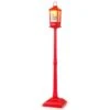 61 In. Red Christmas Street Lamp With Detachable Snow Globe Lantern Street Light Inside -Northlight Shop costway christmas yard decorations hcst04428 64 1000