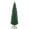 6 Ft. PVC Unlit Slim Pencil Artificial Christmas Tree With Stand Home Holiday Slim Green 15 6 Ft. PVC Unlit Slim Pencil Artificial Christmas Tree With Stand Home Holiday Slim Green -Northlight Shop costway unlit christmas trees ghm0300 64 1000