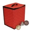 Premium Quilted Red Polyester Ornament Storage Box (48-Ornaments) -Northlight Shop decoration storage 510148 sqs 64 1000