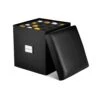 15 In. Black 600D Polyester Holiday Ornament Storage Box 64-Ornaments