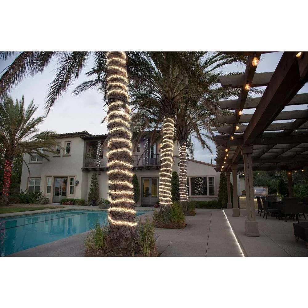 48 Ft. Soft White All Occasion Indoor Outdoor LED Rope Light 360Directional Shine Decoration 3 48 Ft. Soft White All Occasion Indoor Outdoor LED Rope Light 360Directional Shine Decoration - Image 3