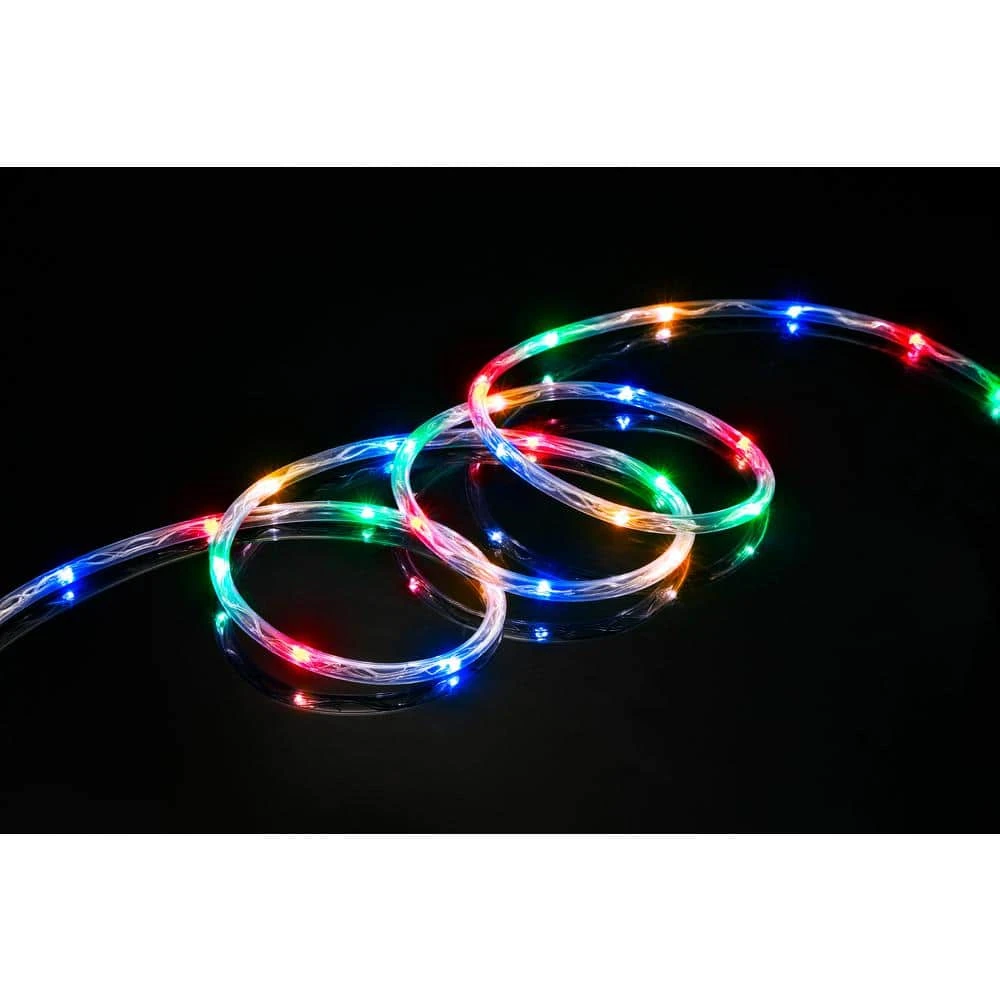 80-Light 16 Ft. LED Multi-Color Mini Rope Light TRUE-Tech 360-Degree Directional Shine 1 80-Light 16 Ft. LED Multi-Color Mini Rope Light TRUE-Tech 360-Degree Directional Shine