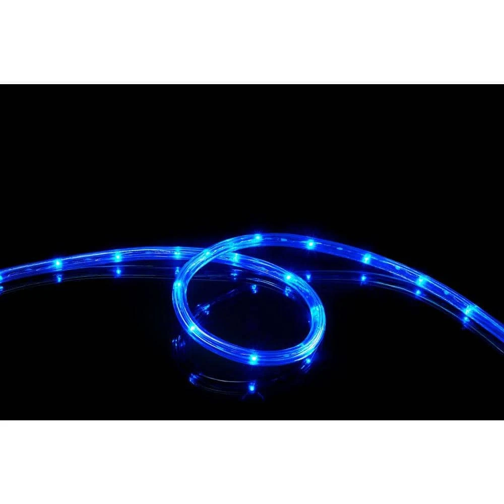 16 Ft. Blue All Occasion Indoor Outdoor LED Rope Light 360Directional Shine Decoration (2-Pack, 32 Ft. Total) 1 16 Ft. Blue All Occasion Indoor Outdoor LED Rope Light 360Directional Shine Decoration (2-Pack, 32 Ft. Total)