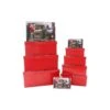 Rectangle Christmas Train Boxes (Set Of 10)