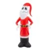Disney 4 Ft. Inflatable Jack Skellington As Santa -Northlight Shop disney christmas inflatables 117679 64 1000
