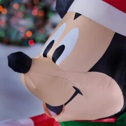 Disney 5 Ft Mickey And Minnie Sledding Holiday Inflatable -Northlight Shop disney christmas inflatables 22gm81141 a0 1000