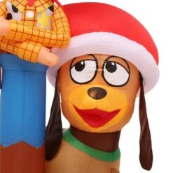 Disney 5.6 Ft. Pre-lit Inflatable Airblown Woody And Slinky Scene -Northlight Shop disney christmas inflatables 36388 d4 1000