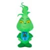 Dr. Seuss 4 Ft Little Grinch Holding Present Holiday Inflatable -Northlight Shop dr seuss christmas inflatables 21gm17629 64 1000