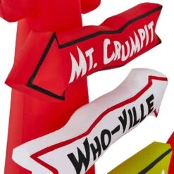Dr. Seuss 6 Ft Grinch With Sign Holiday Inflatable -Northlight Shop dr seuss christmas inflatables 22gm14300 a0 1000