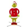 Dr. Seuss 68.9 In Animated Christmas Grinch With Sound Yard Sculpture -Northlight Shop dr seuss christmas light projectors 21gm12656 64 1000