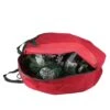 36 In. Artificial Red And Black Heavy-Duty Polyester Zip Up Christmas Wreath Storage Bag 9 36 In. Artificial Red And Black Heavy-Duty Polyester Zip Up Christmas Wreath Storage Bag -Northlight Shop dyno wreath storage 11203980 64 1000