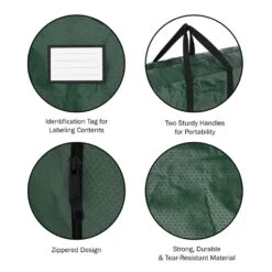 Christmas Tree Storage Bags For Trees Up To 9 Ft. Tall (2-Pack) -Northlight Shop elf stor christmas tree storage hwd630123 4f 1000