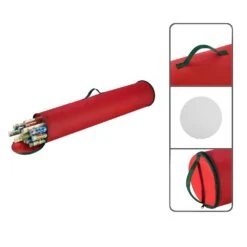 40.5 In. Stand Up Wrapping Paper Storage Bag -Northlight Shop elf stor wrapping paper storage hwd630070 4f 1000
