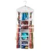 Deluxe Double Sided Hanging Gift Wrap And Bag Organizer Combo 24 Deluxe Double Sided Hanging Gift Wrap And Bag Organizer Combo -Northlight Shop elf stor wrapping paper storage hwd630089 64 1000