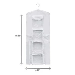 Deluxe Double Sided Hanging Gift Wrap And Bag Organizer Combo 13 Deluxe Double Sided Hanging Gift Wrap And Bag Organizer Combo -Northlight Shop elf stor wrapping paper storage hwd630089 fa 1000