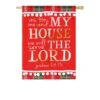 Evergreen 28 In. X 44 In. Serve The Lord House Linen Flag 3 Evergreen 28 In. X 44 In. Serve The Lord House Linen Flag -Northlight Shop evergreen christmas garage door decorations 13l8250 64 1000