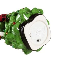 12 In. LED Ceramic Snowman With Christmas Tree Body And Cardinals Table Decor, Set Of 2 -Northlight Shop evergreen enterprises christmas centerpieces 8tal051 1f 1000