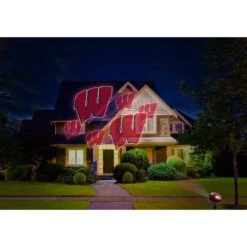 NCAA Wisconsin Badgers Team Pride Light -Northlight Shop fabrique innovations inc christmas light projectors cledwis c3 1000