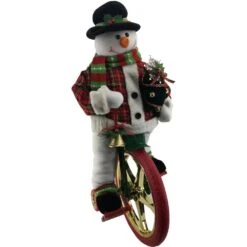 36 In. Christmas Dancing Mr. Snowman With Wrapped Gift Box And Music