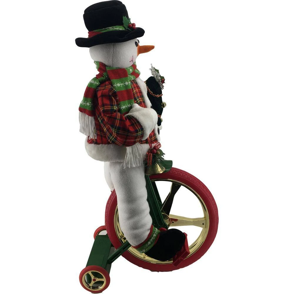 36 In. Christmas Dancing Mr. Snowman With Wrapped Gift Box And Music 7 36 In. Christmas Dancing Mr. Snowman With Wrapped Gift Box And Music - Image 7