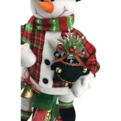 36 In. Christmas Dancing Mr. Snowman With Wrapped Gift Box And Music 11 36 In. Christmas Dancing Mr. Snowman With Wrapped Gift Box And Music -Northlight Shop fraser hill farm christmas figurines fhfsm036 2red1 a0 1000