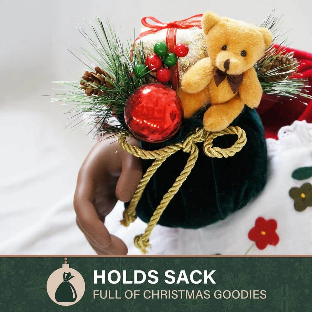 36 In. Music And Motion Mrs. Claus With Apron, Standing Decor, Christmas Animatronic 5 36 In. Music And Motion Mrs. Claus With Apron, Standing Decor, Christmas Animatronic - Image 5