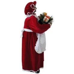 36 In. Music And Motion Mrs. Claus With Apron, Standing Decor, Christmas Animatronic 24 36 In. Music And Motion Mrs. Claus With Apron, Standing Decor, Christmas Animatronic -Northlight Shop fraser hill farm christmas figurines fmc036 1rd1 aa 44 1000