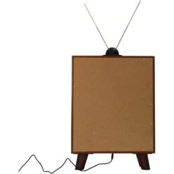 21 In. Christmas Retro TV Shadowbox With Windmill Scene And Music 18 21 In. Christmas Retro TV Shadowbox With Windmill Scene And Music -Northlight Shop fraser hill farm christmas figurines fstv021a br2 1f 1000