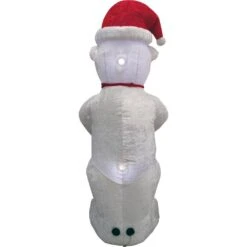 8 Ft. Pre-Lit Plush Polar Bear Christmas Inflatable -Northlight Shop fraser hill farm christmas inflatables fhfinplrbr08 1l 77 1000