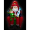 10 Ft. Pre-Lit Santa, Elf And Penguin Christmas Inflatable 8 10 Ft. Pre-Lit Santa, Elf And Penguin Christmas Inflatable -Northlight Shop fraser hill farm christmas inflatables fhfinsanta010 1l 64 1000