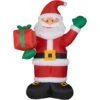 10 Ft. Santa Claus With Gift Bag Christmas Inflatable With Lights