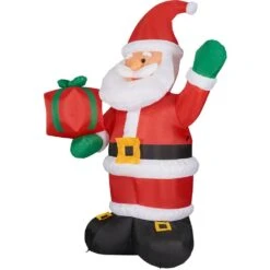 10 Ft. Santa Claus With Gift Bag Christmas Inflatable With Lights 20 10 Ft. Santa Claus With Gift Bag Christmas Inflatable With Lights -Northlight Shop fraser hill farm christmas inflatables fhfsanta102 l c3 1000