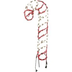 3 Ft. 90-Light LED Red And White Candy Cane Novelty Light
