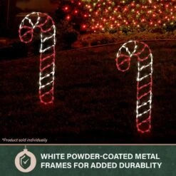 3 Ft. 90-Light LED Red And White Candy Cane Novelty Light 16 3 Ft. 90-Light LED Red And White Candy Cane Novelty Light -Northlight Shop fraser hill farm christmas novelty lights ffchled036 cc0 rd wt 66 1000