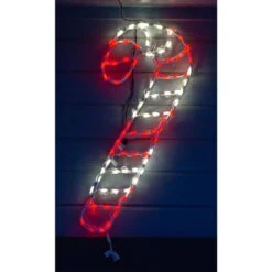 3 Ft. 90-Light LED Red And White Candy Cane Novelty Light 18 3 Ft. 90-Light LED Red And White Candy Cane Novelty Light -Northlight Shop fraser hill farm christmas novelty lights ffchled036 cc0 rd wt c3 1000