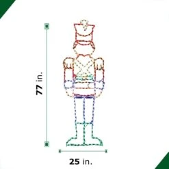 6 Ft. 272-Light Multi-Color Toy Soldier Novelty Light -Northlight Shop fraser hill farm christmas novelty lights ffchled077 sol0 mlt 4f 1000